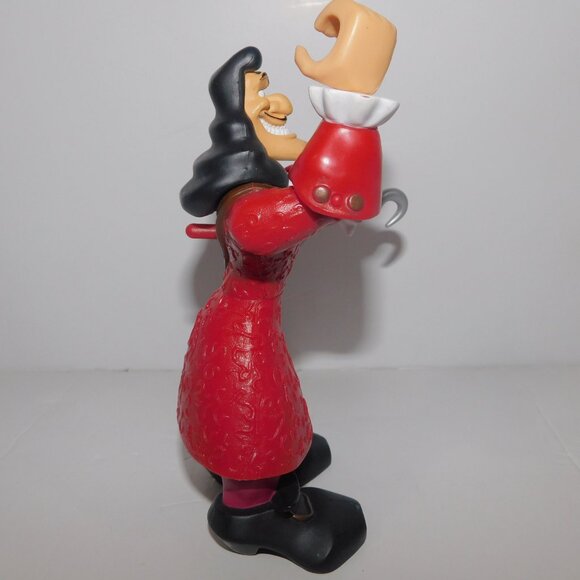 Lot 2 Disney Peter Pan Captain Hook Figures 4" & 6" - Picture 6 of 11